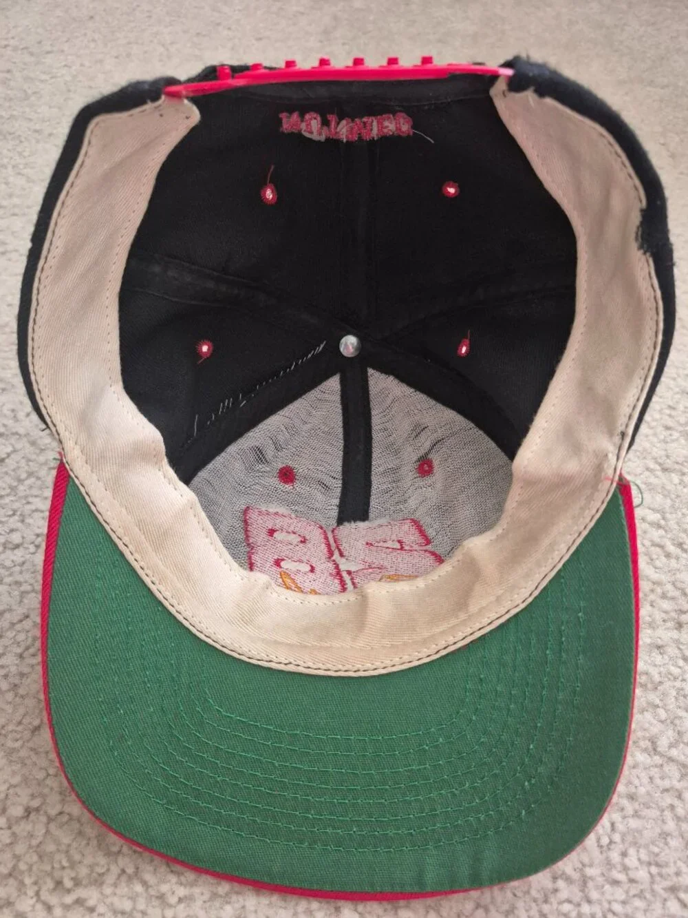 Ernie Irvan NASCAR #28 Athletic Snapback Cap Nutmeg Vintage Red/Black/Yellow